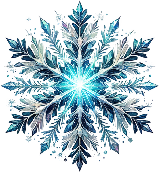 Motivtransfer 8982 Schneekristall