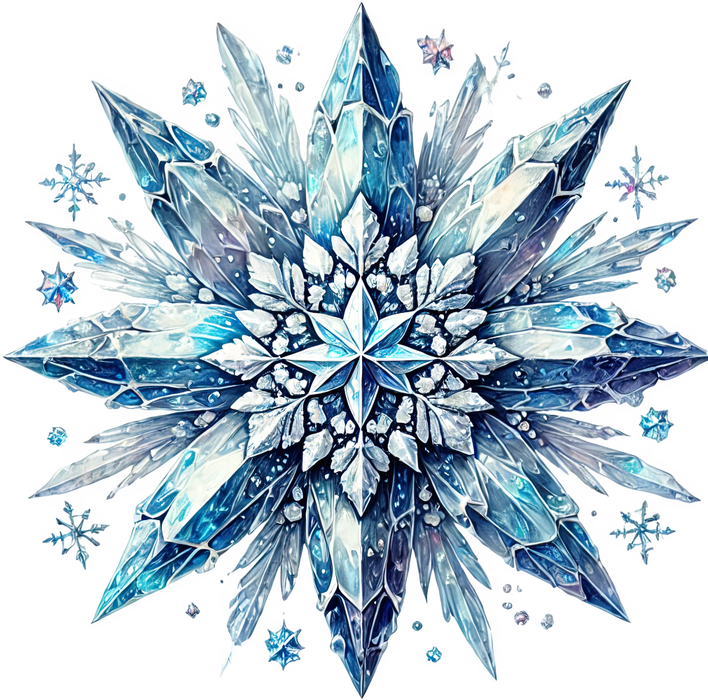 Motivtransfer 8984 Schneekristall