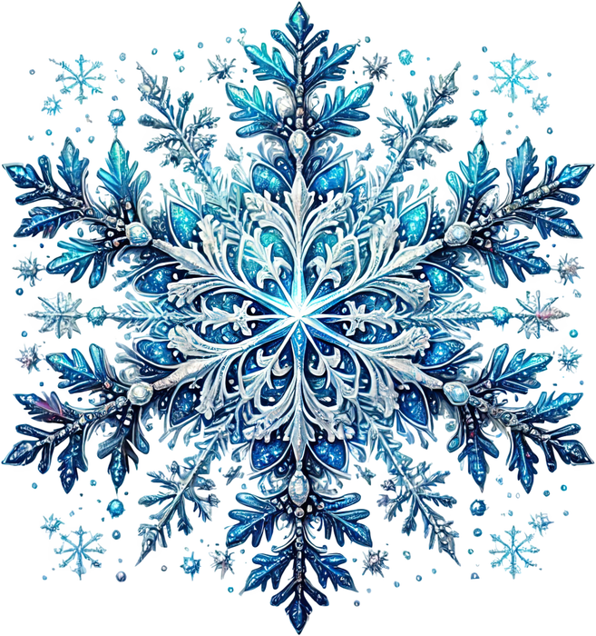 Motivtransfer 8987 Schneekristall
