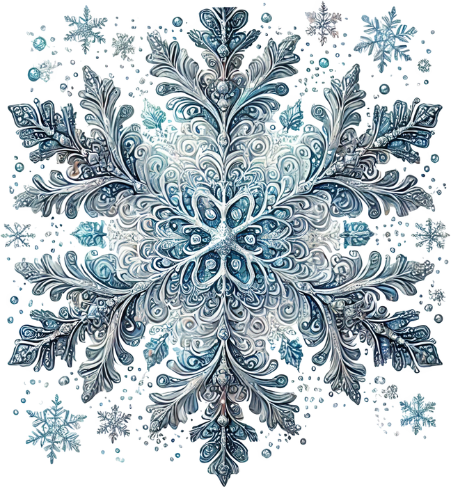 Motivtransfer 8993 Schneekristall