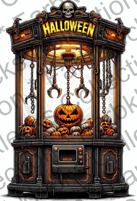 Motivtransfer 9614 Halloween Spielautomat