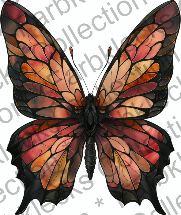 Motivtransfer 9706 Bunter Schmetterling