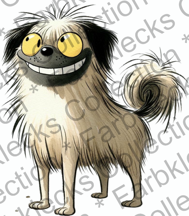 Motivtransfer 9803 Lustiger Hund