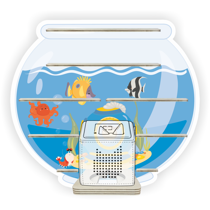 Regal für Musikbox - Aquarium