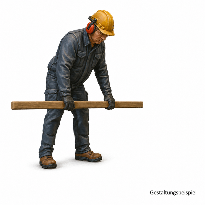 Arbeiter mit Richtlatte - (DF-734)