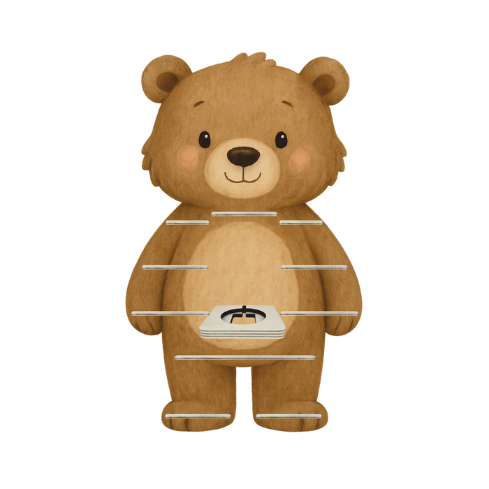 Regal für Musikbox - Bär