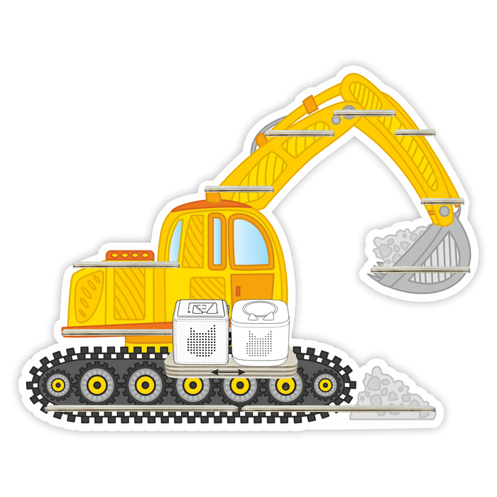 Regal für Musikbox - Bagger