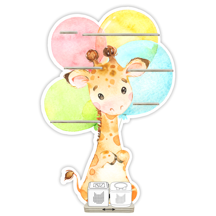 Regal für Musikbox - Ballon Giraffe