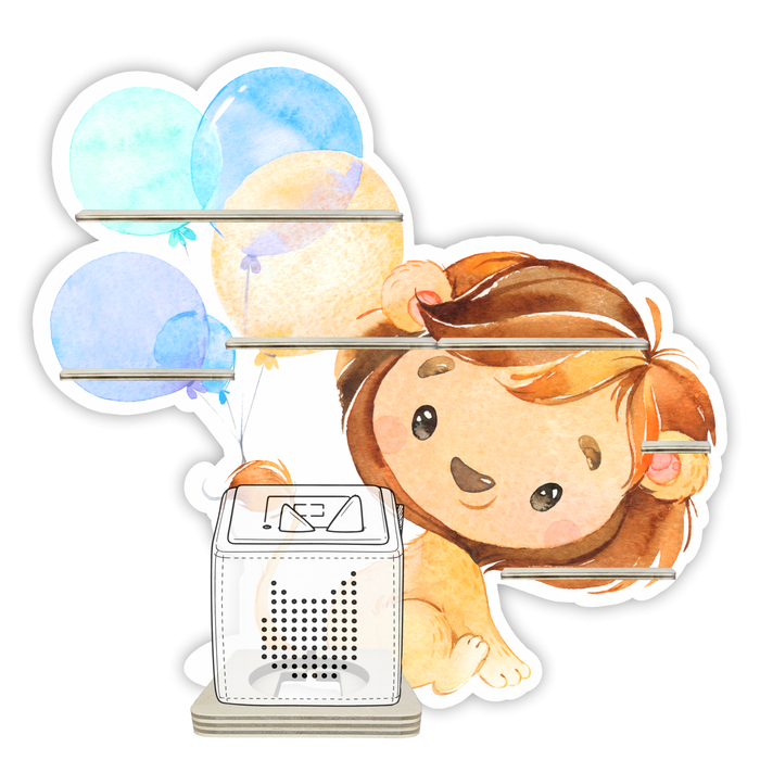 Regal für Musikbox - Ballon Löwe