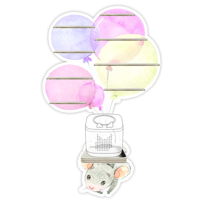 Regal für Musikbox - Ballon Mäuschen