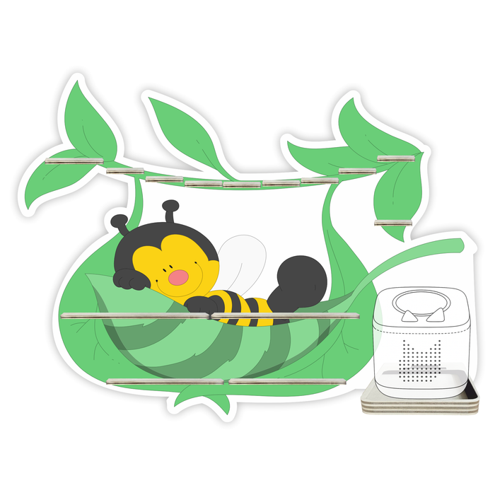 Regal für Musikbox - Biene in der Hängematte