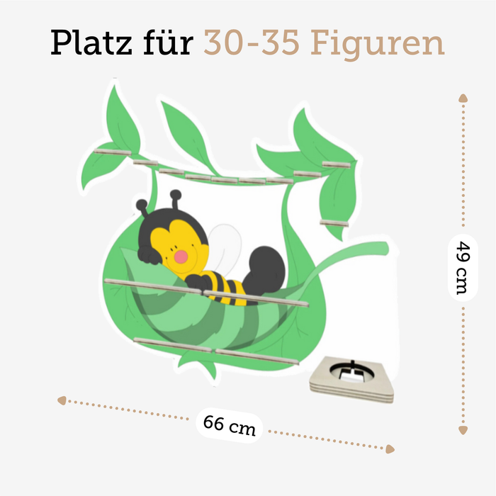 Regal für Musikbox - Biene in der Hängematte