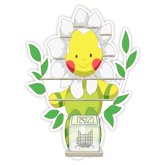 Regal für Musikbox - Blümchen schaukelt