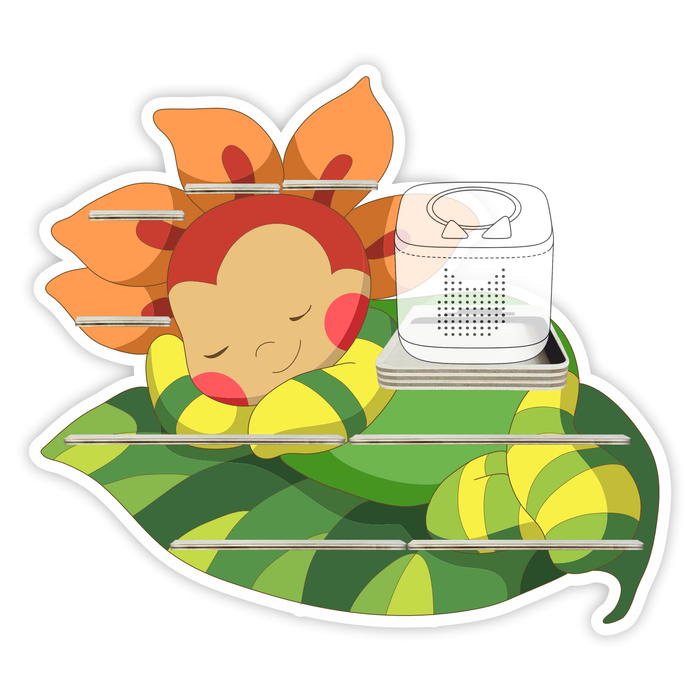 Regal für Musikbox - Blümchen schläft