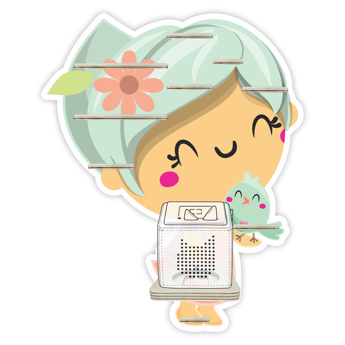 Regal für Musikbox - Blumenastgirl