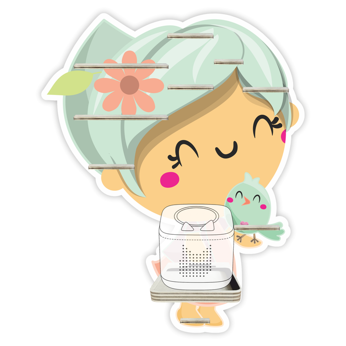 Regal für Musikbox - Blumenastgirl