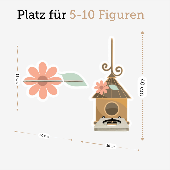 Regal für Musikbox - Blumenastzubehör