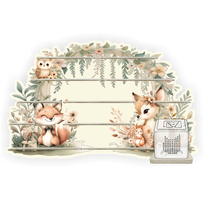 Regal für Musikbox - Blumenbogentiere