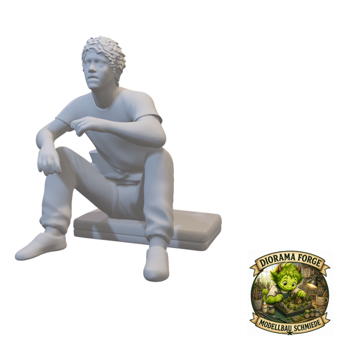 Boulderer sittz auf Matte - (DF-705)