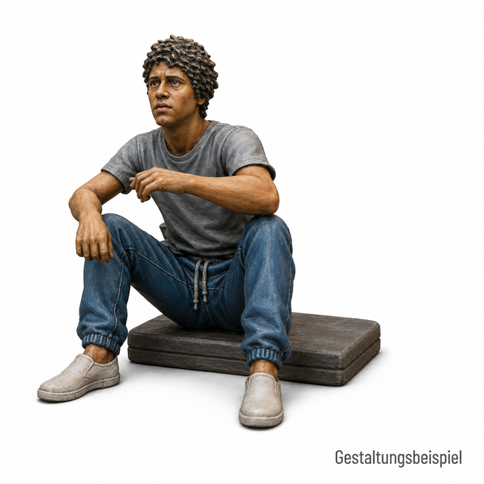 Boulderer sittz auf Matte - (DF-705)