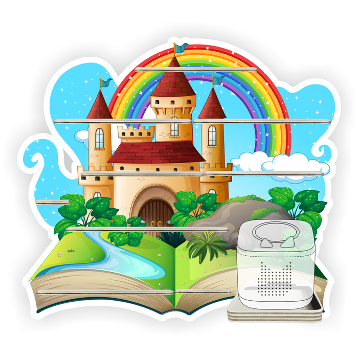 Regal für Musikbox - Bücherfantasie