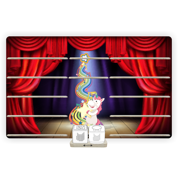 Regal für Musikbox - Bühne