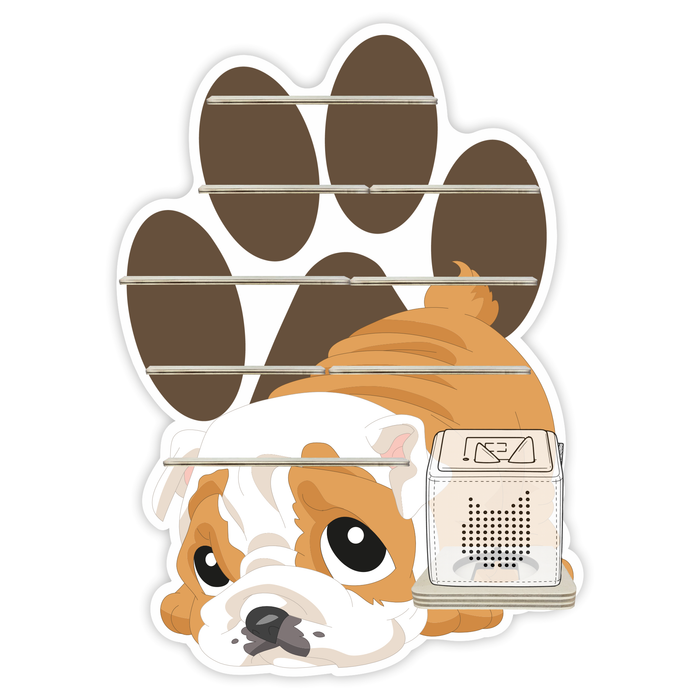 Regal für Musikbox - Bulldogge