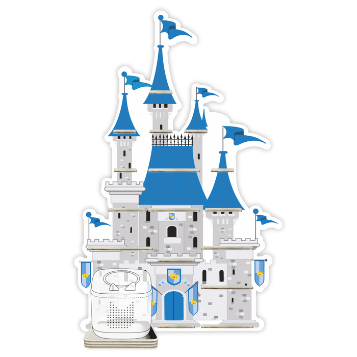 Regal für Musikbox - Burg blau