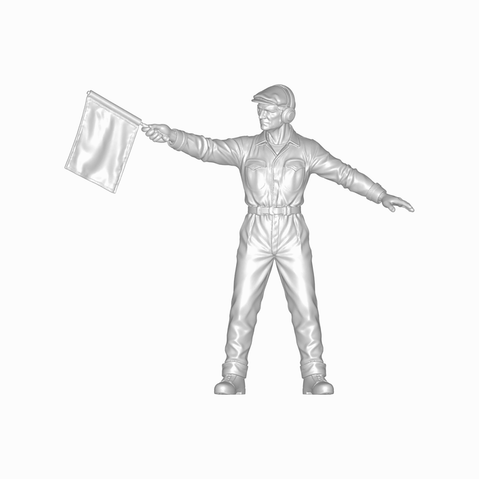 Classic Boxenteam mit Flagge - (DF-1002)