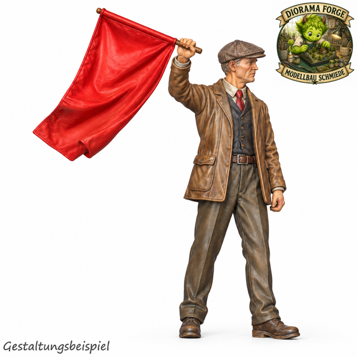 Classic Boxenteam mit großer Flagge - (DF-1003)