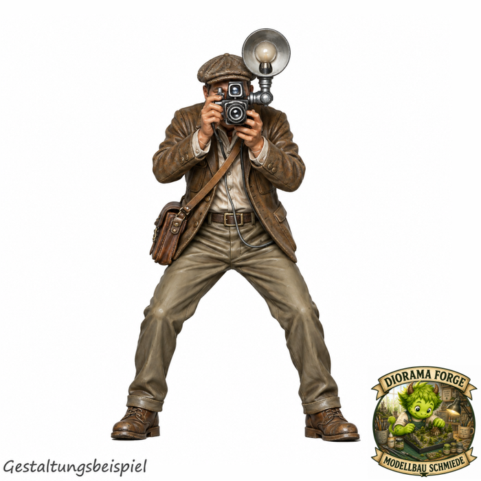 Classic Fotograf mit Blitzlicht - (DF-1005)