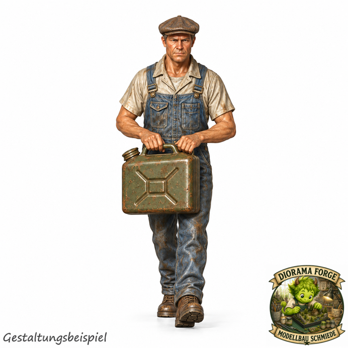 Classic Mechaniker mit Benzinkanister - (DF-1010)