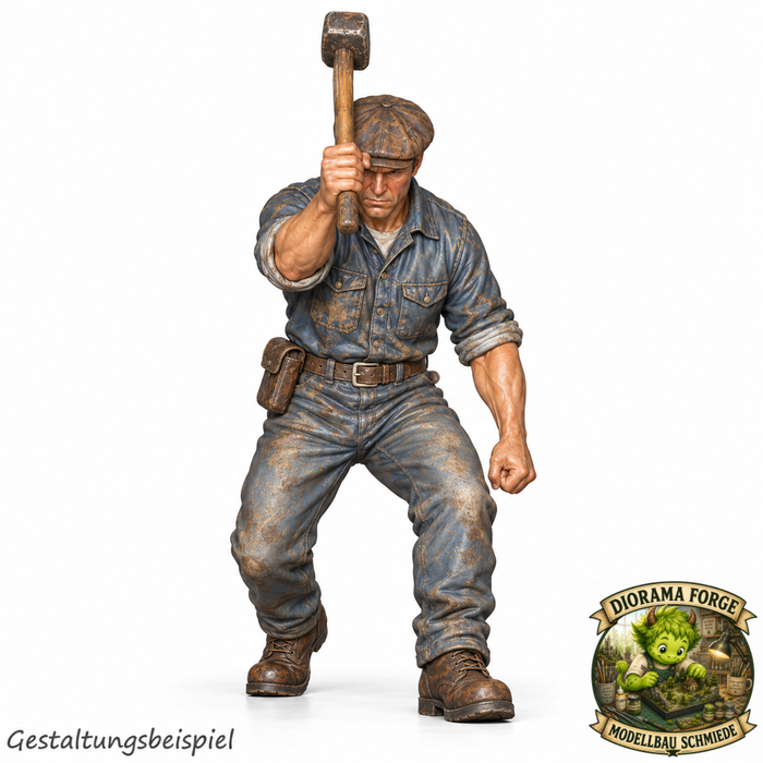 Classic Mechaniker mit Kupferhammer - (DF-1014)