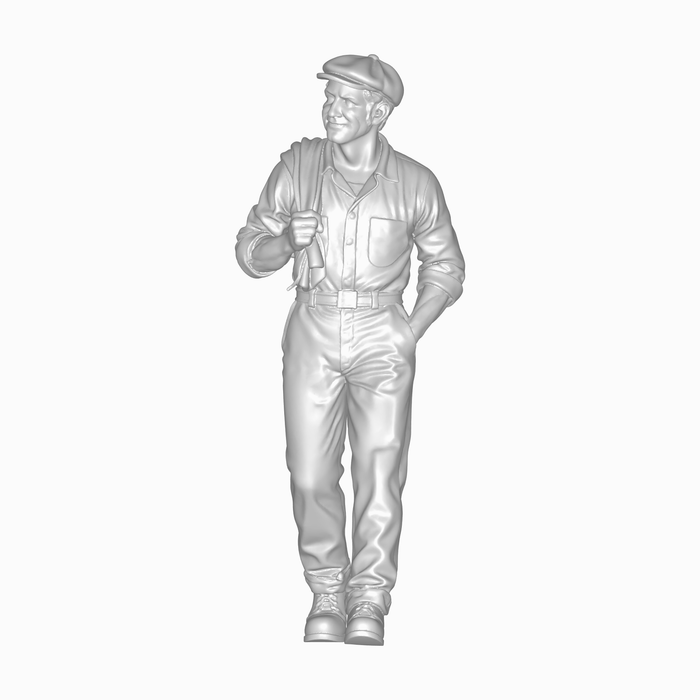 Classic Mechaniker mit Lappen auf der Schulter - (DF-1015)