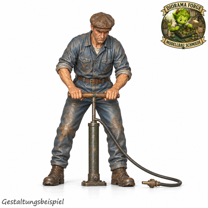 Classic Mechaniker mit Luftpumpe - (DF-1016)
