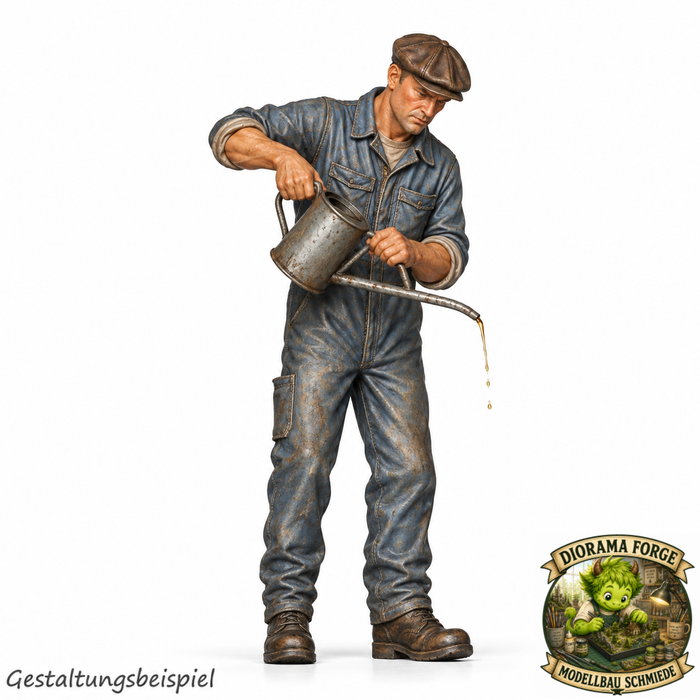 Classic Mechaniker mit Ölkanne - (DF-1018)