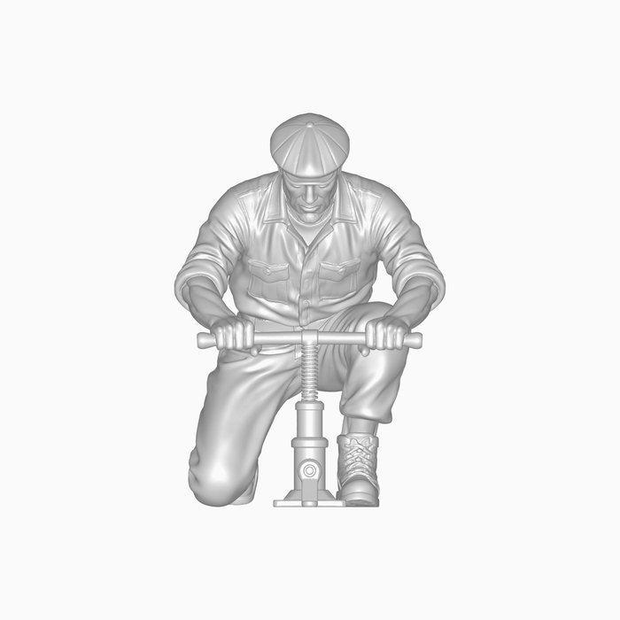 Classic Mechaniker mit Wagenheber - (DF-1024)
