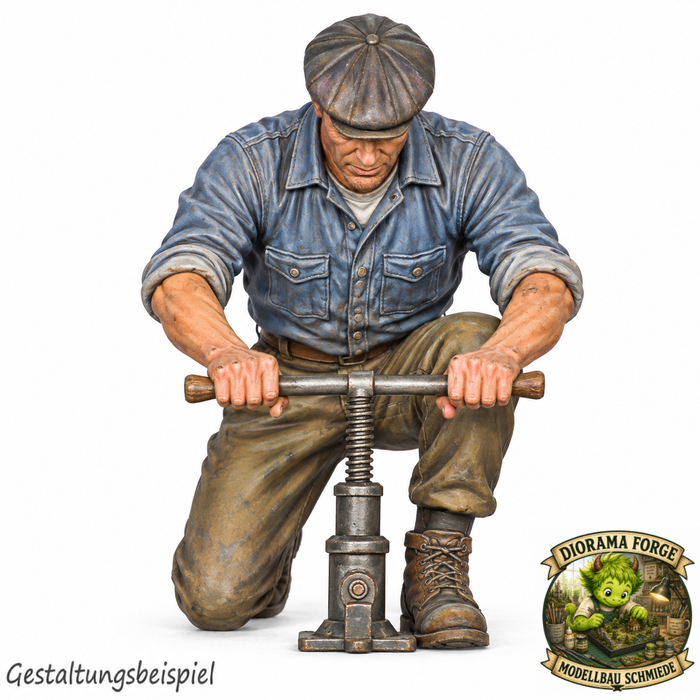 Classic Mechaniker mit Wagenheber - (DF-1024)
