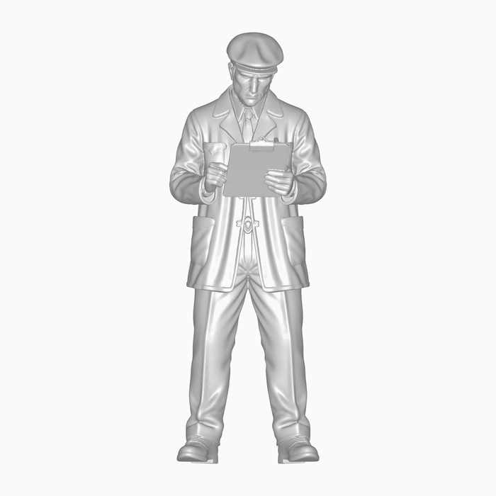 Classic Rennmitarbeiter mit Klemmbrett - (DF-1047)