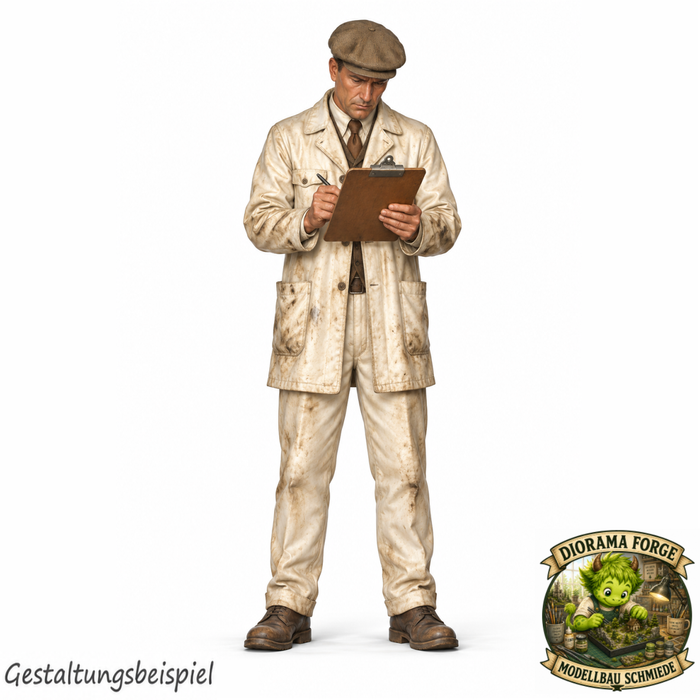 Classic Rennmitarbeiter mit Klemmbrett - (DF-1047)