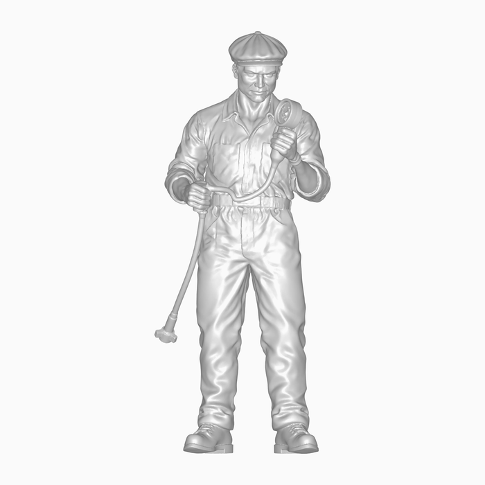 Classic Tankwart mit Reifendruckmesser - (DF-1049)