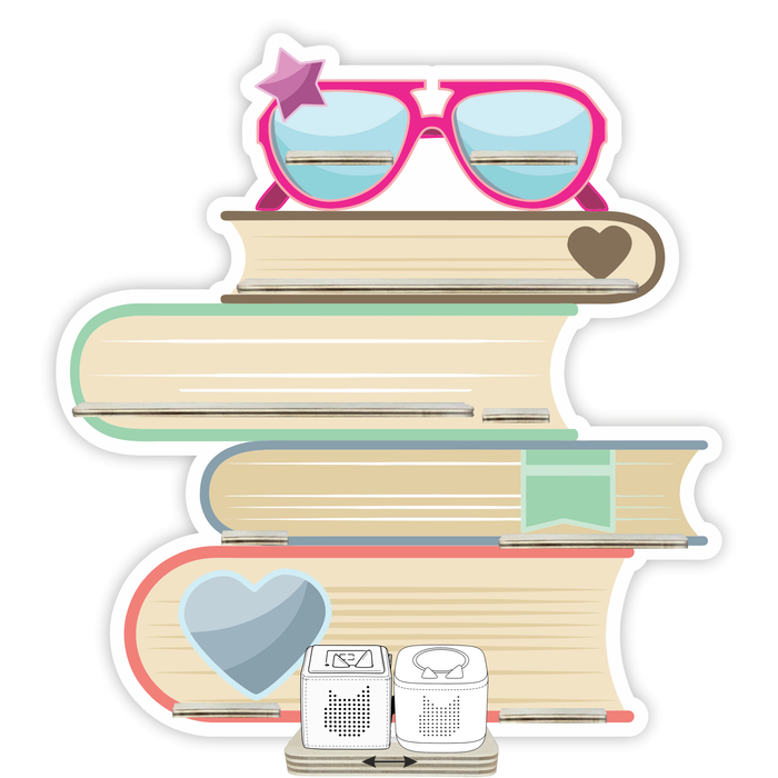 Regal für Musikbox - Coole Bücher