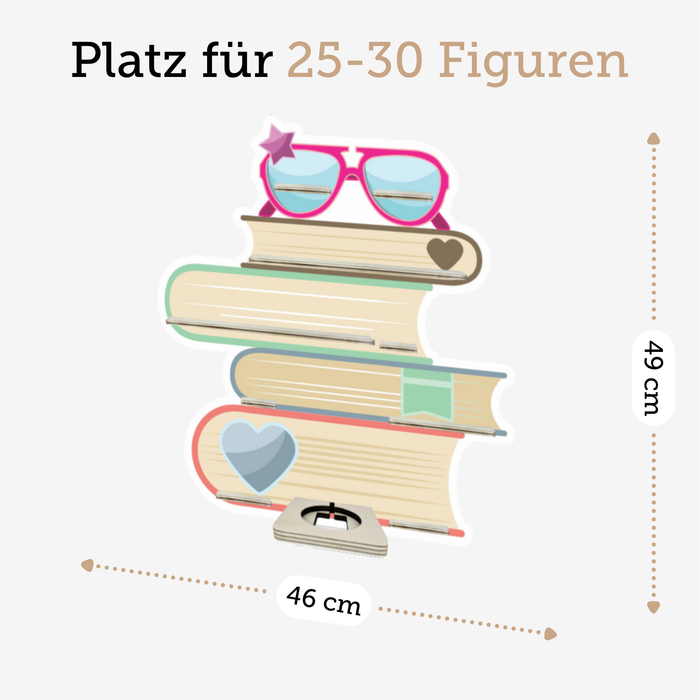 Regal für Musikbox - Coole Bücher