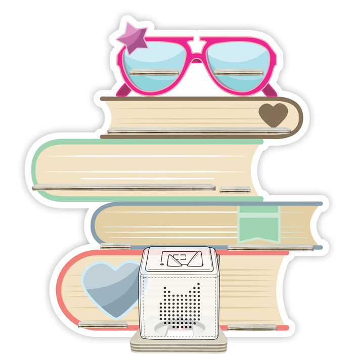 Regal für Musikbox - Coole Bücher