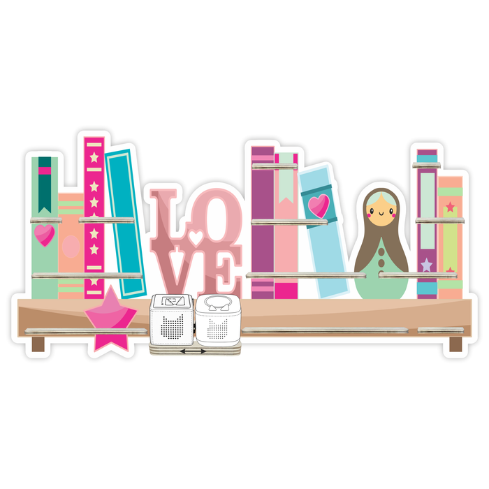 Regal für Musikbox - Cooles Bücherregal