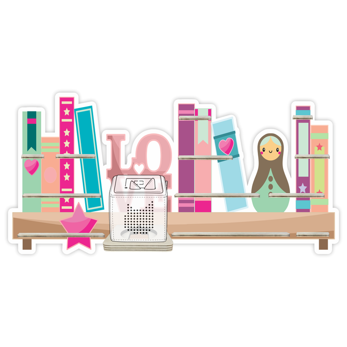 Regal für Musikbox - Cooles Bücherregal