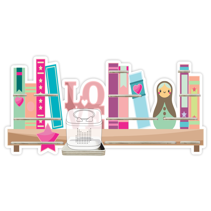 Regal für Musikbox - Cooles Bücherregal