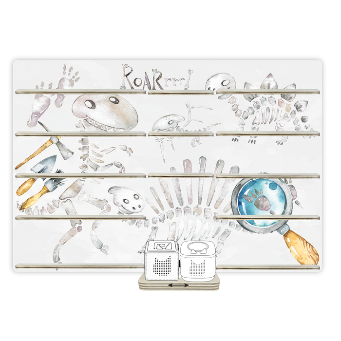 Regal für Musikbox - Dinoausgrabung