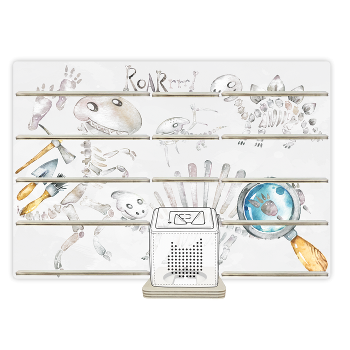 Regal für Musikbox - Dinoausgrabung