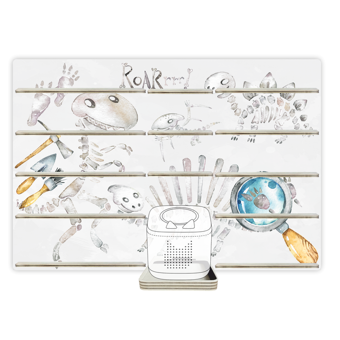 Regal für Musikbox - Dinoausgrabung